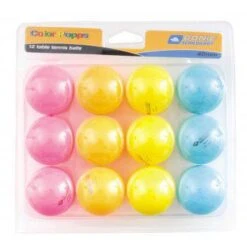 SCHILDKROT Colour Table Tennis Balls Pack Of 12