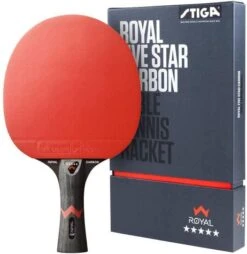 Stiga 5-Star Royal Carbon Table Tennis Bat -Ball Sports Shop 61MI4cC7VpL. AC SL1000 2