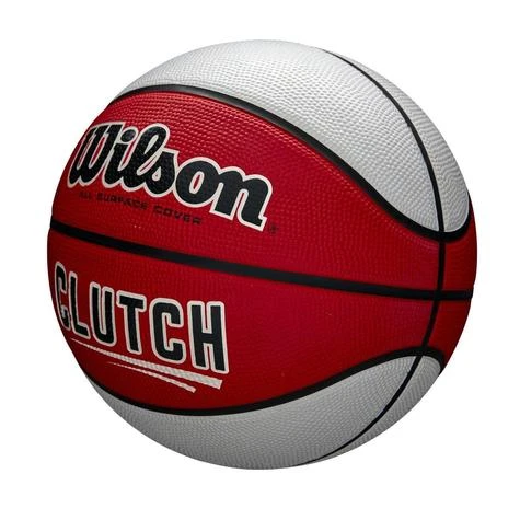 Wilson Clutch Basketball - Red / White (29.5") 3 Wilson Clutch Basketball - Red / White (29.5")