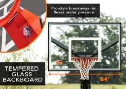 Goalrilla FT54 54" In-Ground Basketball Unit -Ball Sports Shop B3015W 1 FT54 Basketball Hoop 04