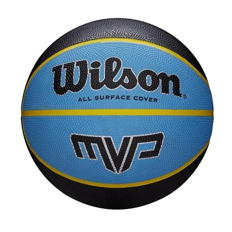 Wilson MVP Basketball - Black / Blue 4 Wilson MVP Basketball - Black / Blue - Image 2