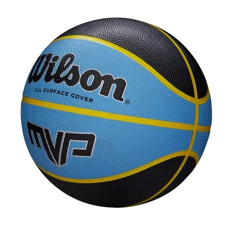 Wilson MVP Basketball - Black / Blue 3 Wilson MVP Basketball - Black / Blue