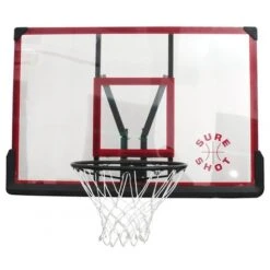 SURE SHOT Wall Mount Backboard And Ring - 63506ACR
