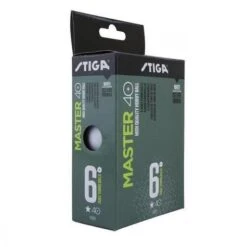 Stiga 1 Star Master Plastic White X 6 Pack Table Tennis Balls