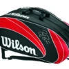 Wilson Federer 12 Pack Bag - Red/Black