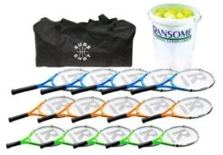 RANSOME Primary Tennis Racket & Ball Bag