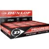 Dunlop Progress Squash Balls - Per Doz -Ball Sports Shop g DunlopProgressDoz1 1