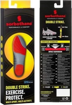 Sorbothane Double Strike Insole -Ball Sports Shop g Sorbothane Double Strike Insole