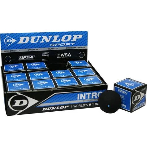 Dunlop Intro Squash Ball - 1 Dozen 3 Dunlop Intro Squash Ball - 1 Dozen