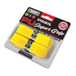 Karakal PU Super Grip Assorted - Twin Pack -Ball Sports Shop g pusuper yellow 02 2