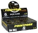 Pointfore Double Yellow Squash Balls X 12