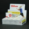 Wilson Staff Double Yellow Dot Squash Balls Per Doz
