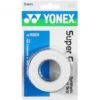 Yonex Super Grap Overgrip - White X3 -Ball Sports Shop g yonex griffband super grap pack of 3 white 0196000121000000 500 500 90 1