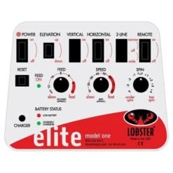 LOBSTER ELITE 1 TENNIS BALL MACHINE -Ball Sports Shop lobster elite 1 tennis ball machine control panel view 2000x2000