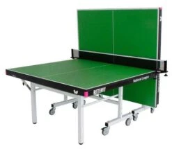 Butterfly National League 25 Rollaway Table Tennis Table -Ball Sports Shop national league 25 green
