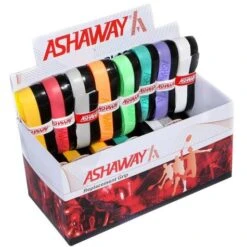 Ashaway SPIRAL BLACK Grips - Box Of 24