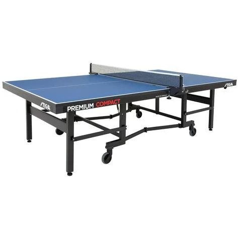 STIGA Premium Compact ITTF Indoor 25mm Blue Table Tennis Table - Image 3