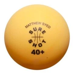 Sure Shot Matthew Syed Superior Yellow Table Tennis Balls